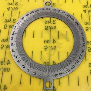 刻度盘圆形角盘带定位孔盘360度圆盘90x61x1 a045  厂家量具 直销