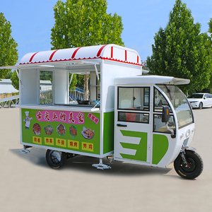 移动多功能小吃车电动三轮美食餐车炸串摆摊手推流动早餐快餐房车