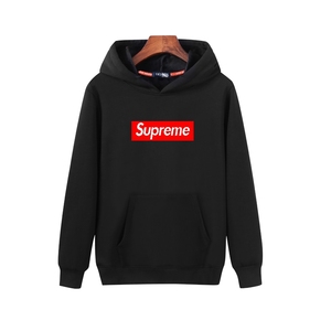 supreme日系连帽卫衣男潮ins港风superme上衣加绒情侣装秋冬装