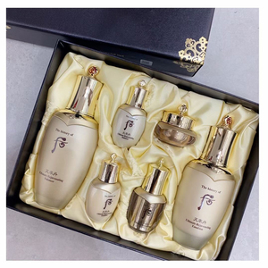 后拱辰享whoo后天率丹套装水乳套盒天率丹面霜两件套盒去黄保湿