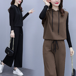 大码女装2022春装新款胖妹妹显瘦套装胖mm减龄时尚洋气时髦三件套