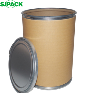 牛皮纸板桶铁箍桶 铁底铁盖包装桶 木底木盖纸板桶