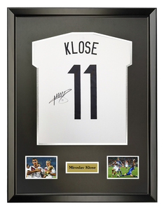 克洛泽 2014世界杯德国队 亲笔签名足球服球衣 裱框 带证书