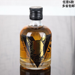 牛头梗veto苏格兰调和威士忌英国原瓶进口洋酒版玻璃瓶40度100ml