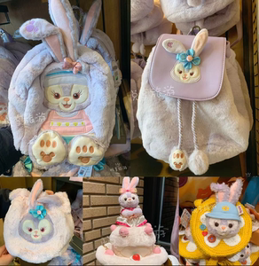 ninkkl淘宝星黛露大脸蝴蝶结斜背斜挎包双肩包两用上海迪士尼正品