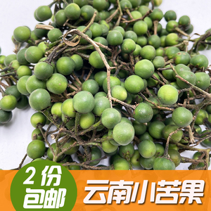 云南瑞丽特色 野生苦子蔬菜新鲜小苦子果1斤苦茄撒苤苦水苦果油煎