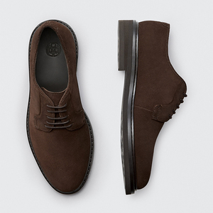 massimo dutti男鞋秋冬英伦风真皮正装皮鞋md休闲商务平底德比鞋