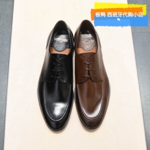 西班牙代购lottusse/乐途仕男鞋 21春夏款牛皮系带商务皮鞋l7216