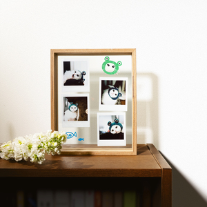 富士 instax square方形相纸相框拍立得摆台透明画框ins情侣礼物