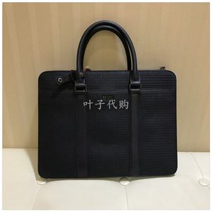 华斯度vasto正品男士真皮手提包斜挎商务公文包p22专柜4686