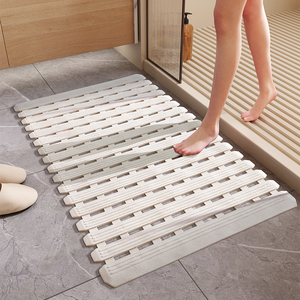 浴室防滑垫卫生间淋浴房洗澡防摔专用地垫厕所防水网格吸盘洗脚垫