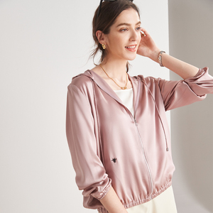 真丝防晒服女2022春夏季新款防紫外线外套桑蚕丝气质外搭时尚上衣