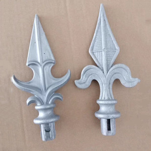 铝艺枪尖,新钢护栏枪头 栏杆配件定制 铝合金门窗配件 毛尖