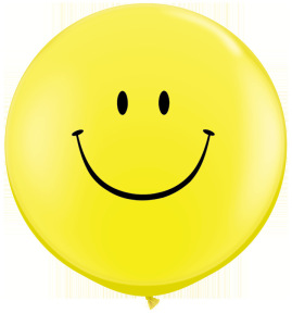 年会新年元旦emoji超大加厚36寸25克笑脸气球表情包q酒吧夜店暴力
