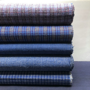 上海崇明地区手工色织纯棉粗布 崇明土布 土布布料 中国风diy面料