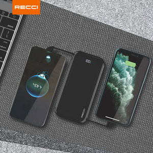 锐思recci雷凌自带双线充电宝pd快充适用于苹果华为便携移动电源