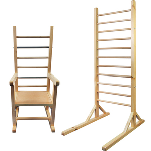 儿童康复梯椅 阶梯椅 梯背架t背架t架实木梯背椅康复上肢肌力训练