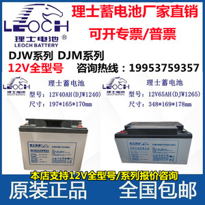 LEOCH理士蓄电池DJM1265S 12V100/65/40/38/33/24/20/18/7AH/包邮