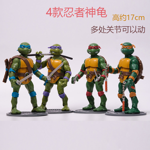 关节可动 1988年经典版忍者神龟人偶玩具模型摆件手办公仔 礼物