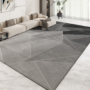 现代简约地毯客厅2024新款沙发茶几毯轻奢高级感家用免洗房间地垫