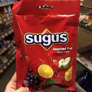 香港代购 进口零食 Sugus瑞士糖 混合水果味 软糖 175g袋装