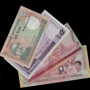 亚洲 孟加拉2 5 外国纸币 纪念钞 外国钱币 外币 纸钞