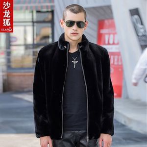 皮草男款整貂皮大衣