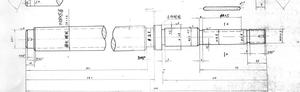 。B690液压刨进刀丝杠 5*28的丝杠丝杆螺母L500