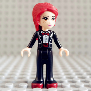 lego 乐高 好朋友人仔 frnd041 变魔术的米娅 稀有 礼服蝴蝶结