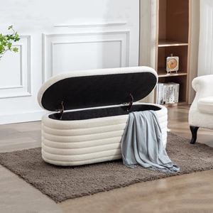 北欧设计师创意布艺家用换鞋凳卧室可储物床尾凳收纳沙发长条凳
