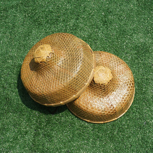 782人付款天猫海南斗笠帽 竹编竹编草编帽防雨大号斗笠帽 竹编 越南