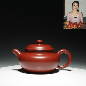 宜兴紫砂茶壶纯手工泡茶壶功夫茶具名家工艺师王红娟仿古壶大红袍
