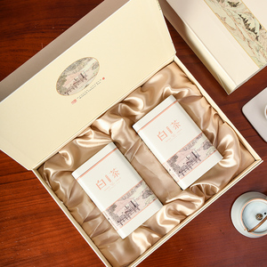 白茶礼盒高端茶叶包装盒半斤装通用安吉天目湖白茶包装空盒子定制