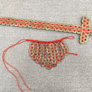 道诡异仙真品北宋铜钱面具手工铜钱剑电影道具僵尸面具