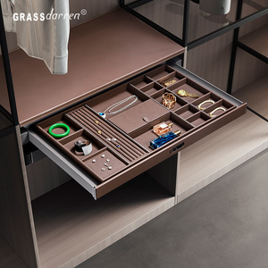 00xonmu旗舰店天猫收纳定制衣柜拉篮抽屉式衣帽间衣物收纳筐首饰