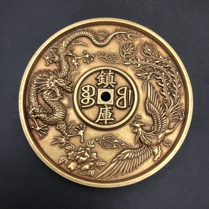 大清铜钱龙凤钱五帝钱之顺治通宝 元宝 大号镇库复古古币价格0668