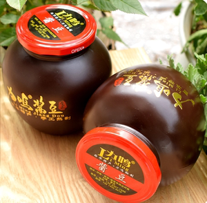 力鸣酱豆西华特产河南特产土特产酱豆夹馍酱香辣味伴面西瓜酱佐料