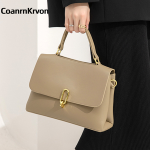 CoanrnKrvon品牌专柜大包包女2023新款时尚百搭通勤软皮手提斜跨
