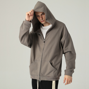 fog fear of god上帝灰卫衣外套纯棉高街潮牌拉链连帽衫lisa同款