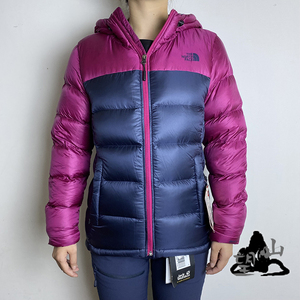 北面羽绒服女thenorthface秋冬款户外800蓬保暖连帽羽绒外套ctv8