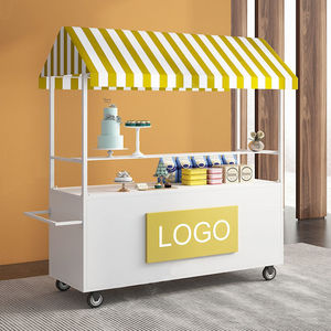 摆摊小推车移动集市手推车地摊车超市促销车展示架景区花车摊位车