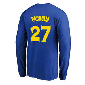 春秋27号帕楚里亚球衣训练服男女纯棉圆领篮球运动长袖t恤