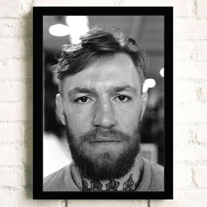 嘴炮康纳麦格雷戈海报 墙贴画装饰画挂画ufc明星格斗搏击相框贴画