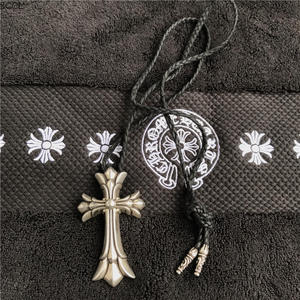 bgcl 克罗心 chrome hearts 立体重叠十字架吊坠项链大号