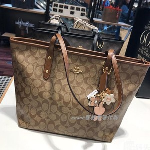 香港代购coach蔻驰女包正品新款2018专柜手提单肩斜挎大包f58292