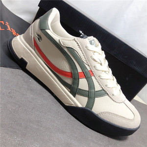 商场同款jazztiger爵仕虎2022新款圆头平底休闲男鞋女鞋运动板鞋