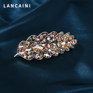 发夹发卡头饰女韩国后脑勺半扎发2021年新款高端水晶横夹妈妈顶夹