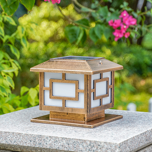 围墙柱头灯家用户外防水现代简约花园别墅大门柱子灯庭院灯39人付款