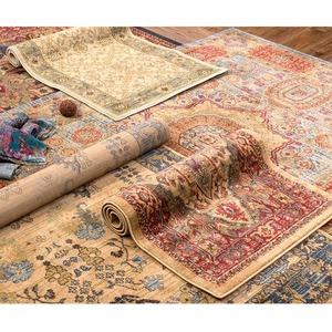 加厚仿羊绒地毯美式复古民族风客厅茶几毯摩洛哥卧室床边毯土耳其