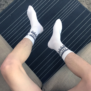 风长袜男嘻哈原宿街头ins潮流纯棉中高筒滑板男白袜子控木子白袜7